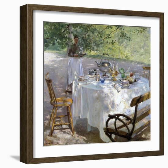 Breakfast Time, 1887-Hanna Pauli-Framed Premium Giclee Print