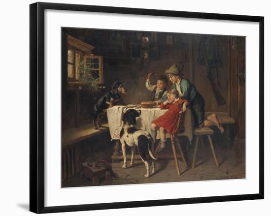 Breakfast Time-Adolf Eberle-Framed Giclee Print