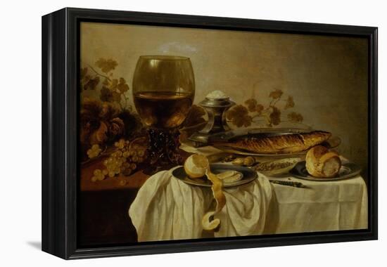 Breakfast with Fish and Tankard-Pieter Claesz-Framed Premier Image Canvas