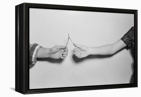 Breaking a Wishbone-Philip Gendreau-Framed Premier Image Canvas