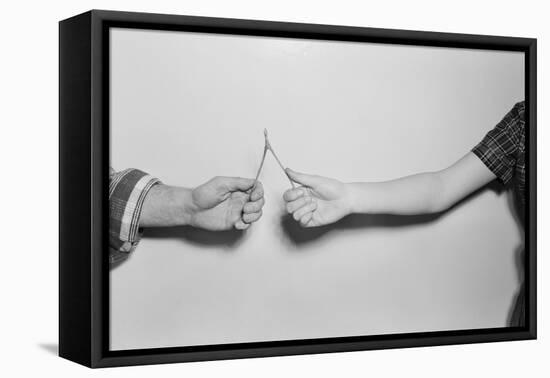 Breaking a Wishbone-Philip Gendreau-Framed Premier Image Canvas