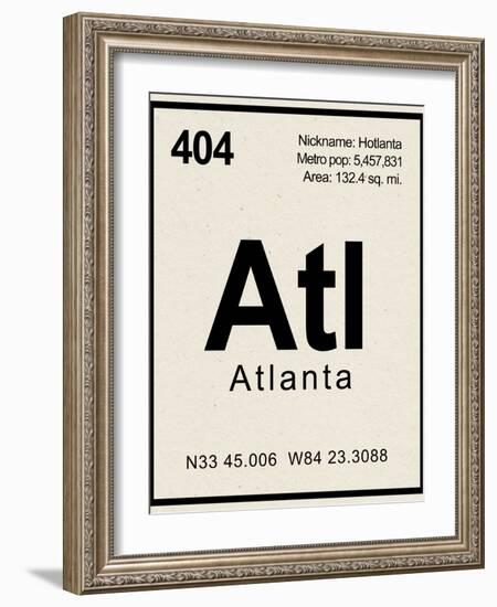 Breaking Atlanta-null-Framed Giclee Print