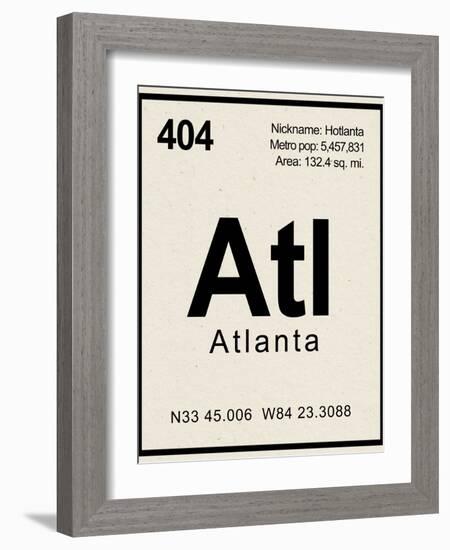 Breaking Atlanta-null-Framed Giclee Print