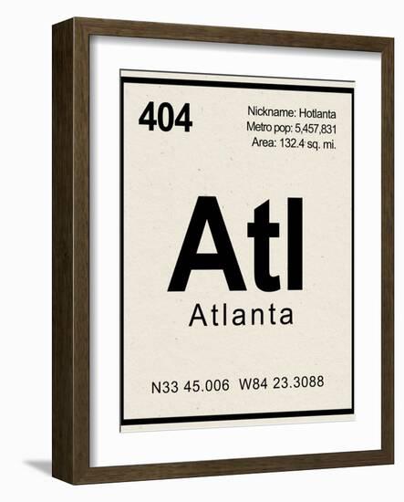 Breaking Atlanta-null-Framed Giclee Print