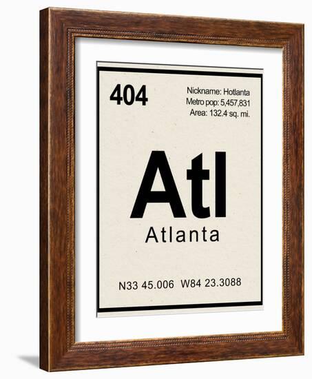 Breaking Atlanta-null-Framed Giclee Print