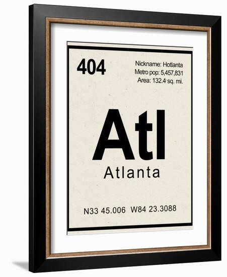 Breaking Atlanta-null-Framed Giclee Print