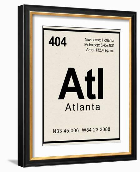 Breaking Atlanta-null-Framed Giclee Print