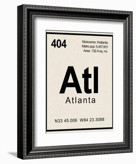 Breaking Atlanta-null-Framed Giclee Print