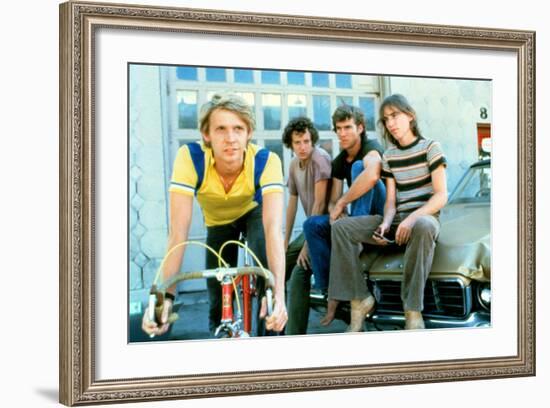 Breaking Away, Dennis Christopher, Daniel Stern, Dennis Quaid, Jackie Earle Haley, 1979-null-Framed Photo