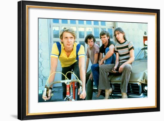 Breaking Away, Dennis Christopher, Daniel Stern, Dennis Quaid, Jackie Earle Haley, 1979-null-Framed Photo