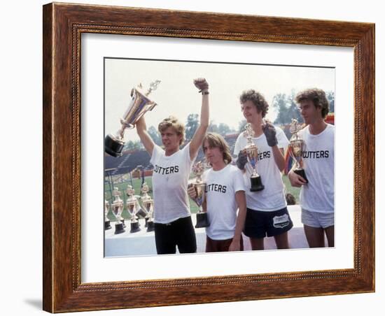 Breaking Away, Dennis Christopher, Jackie Earle Haley, Daniel Stern, Dennis Quaid, 1979-null-Framed Photo