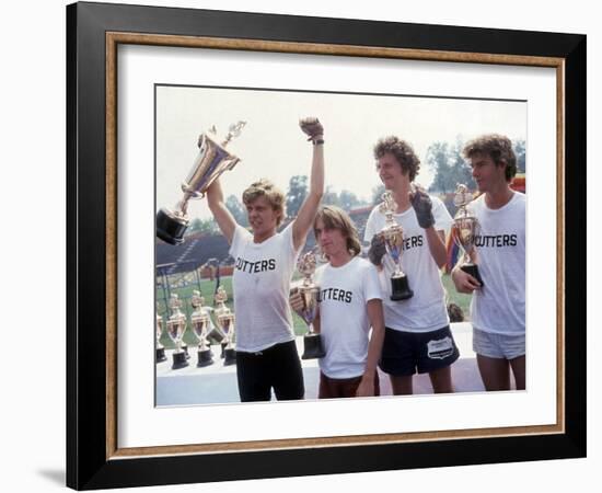 Breaking Away, Dennis Christopher, Jackie Earle Haley, Daniel Stern, Dennis Quaid, 1979-null-Framed Photo