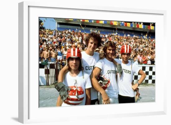 Breaking Away, Jackie Earle Haley, Daniel Stern, Dennis Christopher, Dennis Quaid, 1979-null-Framed Photo