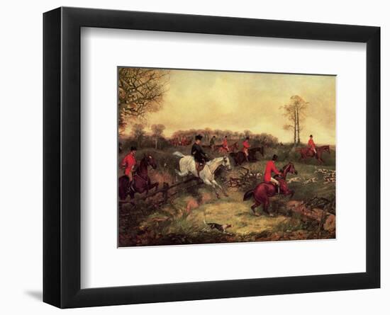 Breaking Cover-Henry Thomas Alken-Framed Art Print