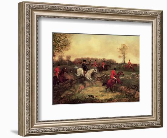 Breaking Cover-Henry Thomas Alken-Framed Art Print