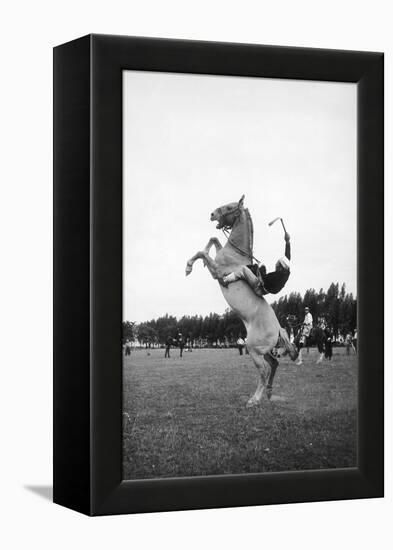 Breaking in a Pony-Mario de Biasi-Framed Premier Image Canvas