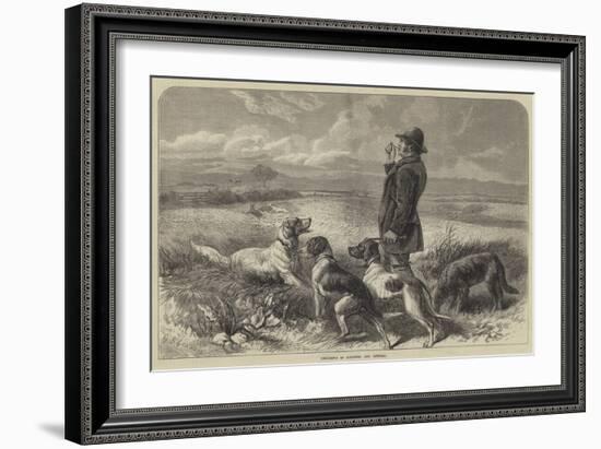 Breaking in Pointers and Setters-George Bouverie Goddard-Framed Giclee Print