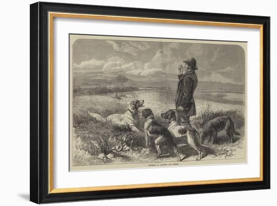 Breaking in Pointers and Setters-George Bouverie Goddard-Framed Giclee Print