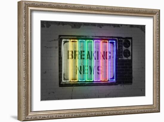 Breaking News-Octavian Mielu-Framed Art Print