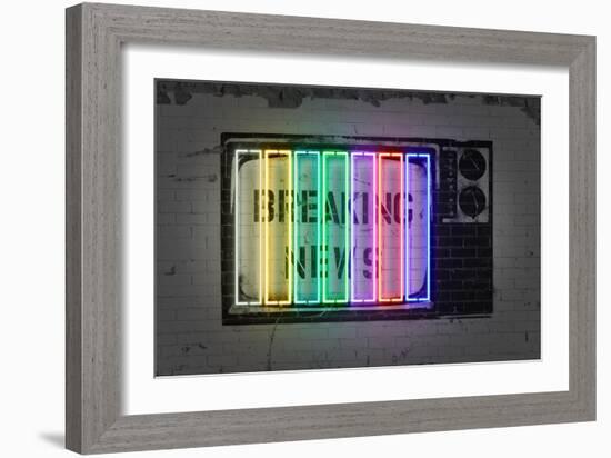 Breaking News-Octavian Mielu-Framed Art Print