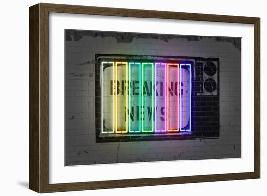 Breaking News-Octavian Mielu-Framed Art Print