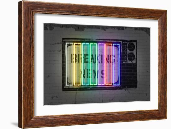 Breaking News-Octavian Mielu-Framed Art Print