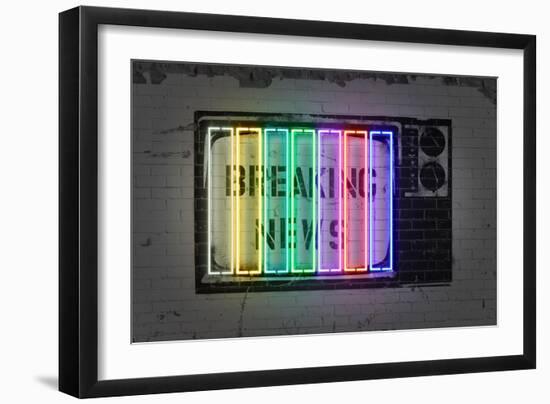 Breaking News-Octavian Mielu-Framed Art Print