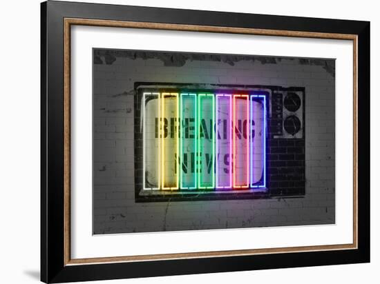 Breaking News-Octavian Mielu-Framed Art Print