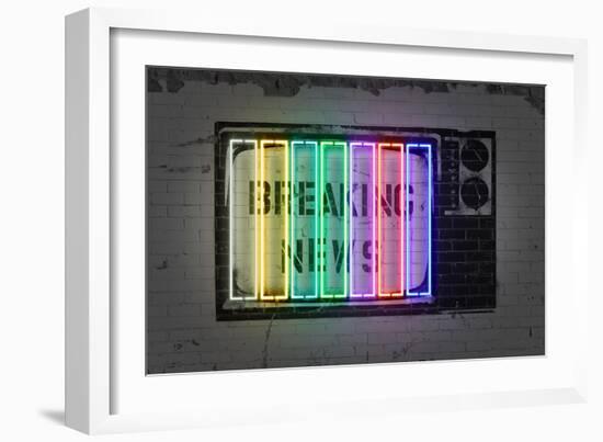 Breaking News-Octavian Mielu-Framed Art Print