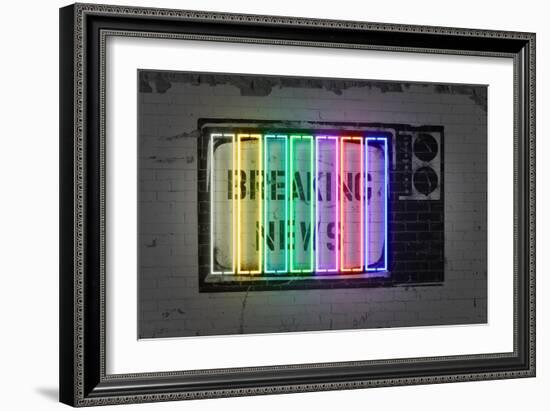 Breaking News-Octavian Mielu-Framed Art Print