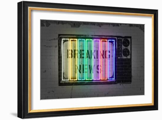 Breaking News-Octavian Mielu-Framed Art Print