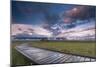 Breaking Rainstorm And The Nature Conservancy's Great Salt Lake Shorelands Preserve In Layton, Utah-Austin Cronnelly-Mounted Photographic Print