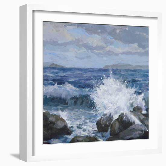 Breaking Shore-Julian Askins-Framed Giclee Print
