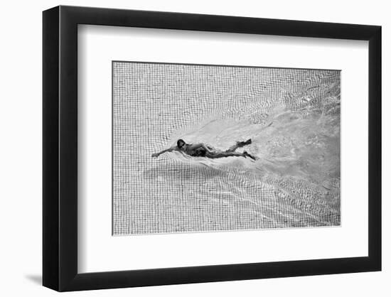 Breaking the Net-null-Framed Art Print