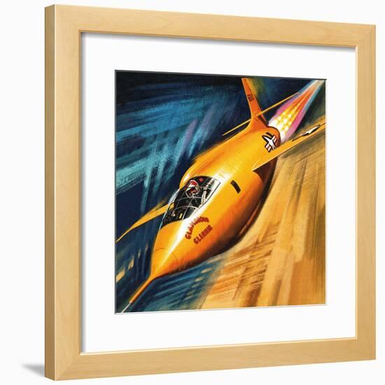 Breaking the Sound Barrier-Wilf Hardy-Framed Giclee Print