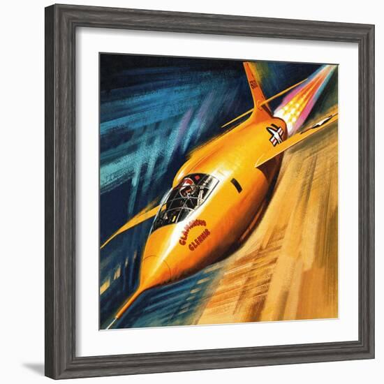 Breaking the Sound Barrier-Wilf Hardy-Framed Giclee Print