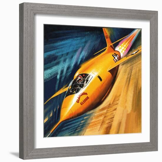 Breaking the Sound Barrier-Wilf Hardy-Framed Giclee Print