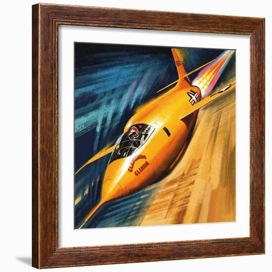 Breaking the Sound Barrier-Wilf Hardy-Framed Giclee Print