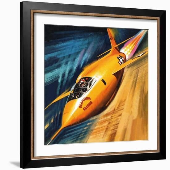 Breaking the Sound Barrier-Wilf Hardy-Framed Giclee Print