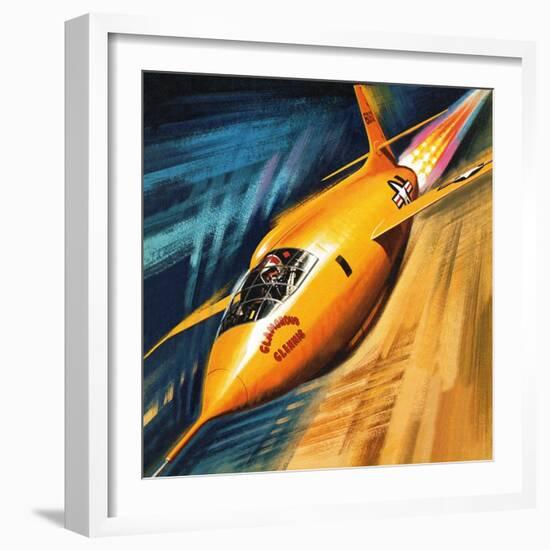 Breaking the Sound Barrier-Wilf Hardy-Framed Giclee Print