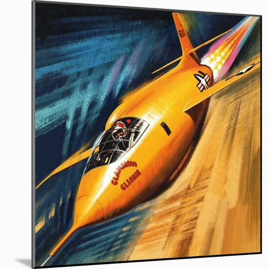 Breaking the Sound Barrier-Wilf Hardy-Mounted Giclee Print