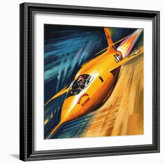 Breaking the Sound Barrier-Wilf Hardy-Framed Giclee Print