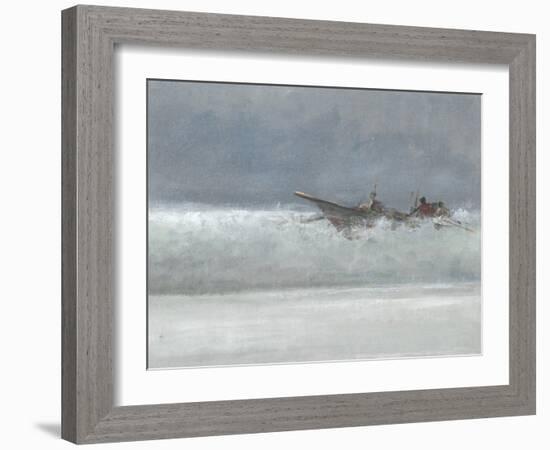 Breaking the Surf, Sri Lanka, 2015-Lincoln Seligman-Framed Giclee Print