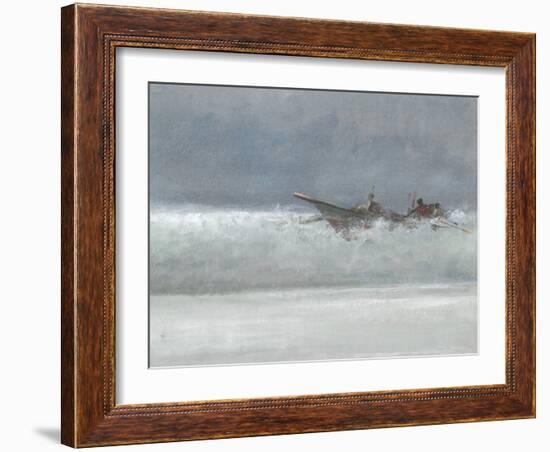 Breaking the Surf, Sri Lanka, 2015-Lincoln Seligman-Framed Giclee Print