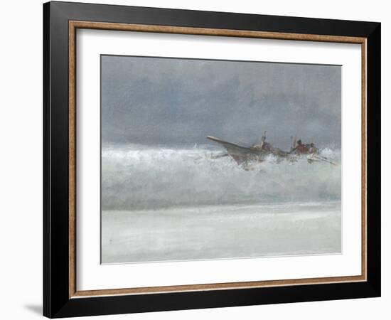 Breaking the Surf, Sri Lanka, 2015-Lincoln Seligman-Framed Giclee Print