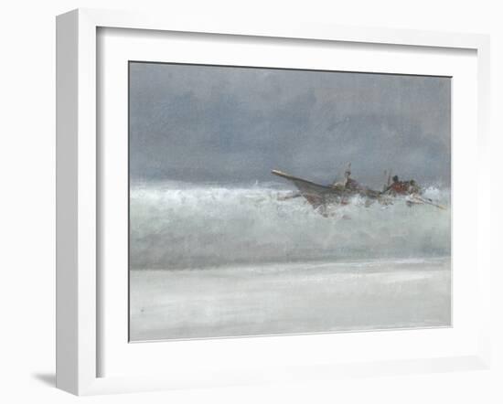 Breaking the Surf, Sri Lanka, 2015-Lincoln Seligman-Framed Giclee Print