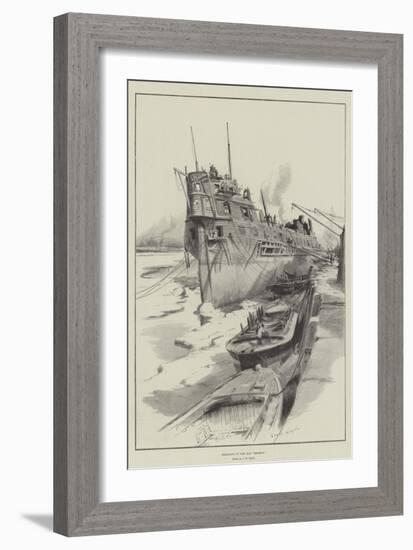 Breaking Up the Old Benbow-Charles William Wyllie-Framed Giclee Print