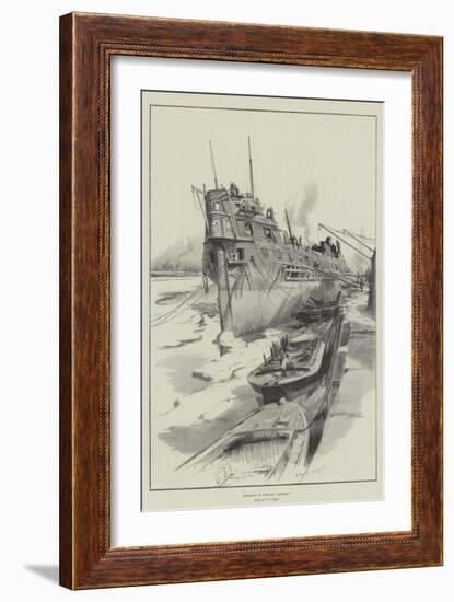 Breaking Up the Old Benbow-Charles William Wyllie-Framed Giclee Print