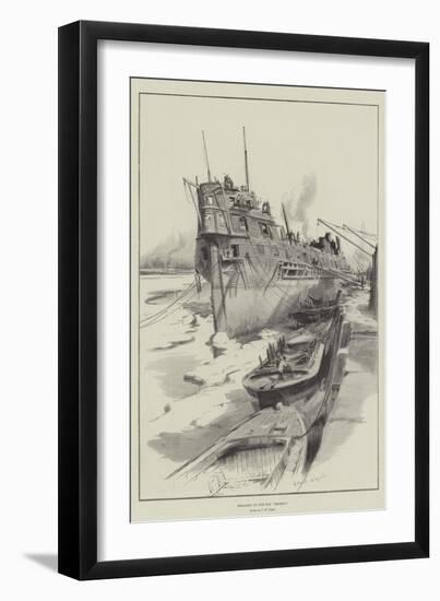 Breaking Up the Old Benbow-Charles William Wyllie-Framed Giclee Print