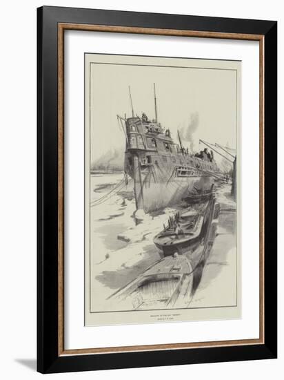 Breaking Up the Old Benbow-Charles William Wyllie-Framed Giclee Print